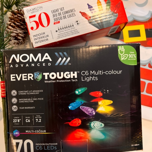 Christmas Tree decorations Balls red 2023 fairy lights - Picture 6 of 7